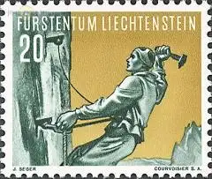 Liechtenstein Mi.Nr. 335 Sport, Bergsteigen (20)