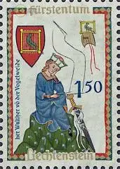 Liechtenstein Mi.Nr. 410 Minnesänger, Walther von der Vogelweide (1,50)