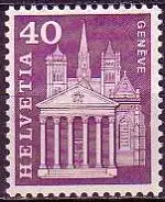 Schweiz Mi.Nr. 703x Freim. Kathedrale St. Pierre, Genf (40)