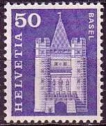 Schweiz Mi.Nr. 704x Freim. Spalentor Basel (50)