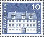 Schweiz Mi.Nr. 879 Freim. Freuler-Palast in Näfels (10)