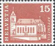 Schweiz Mi.Nr. 880 Freim. St. Mauritius-Kirche Appenzell (15)
