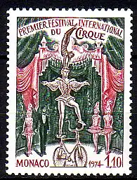 Monaco Mi.Nr. 1135 Int. Zirkusfestival, Äquilibrist (1,10)