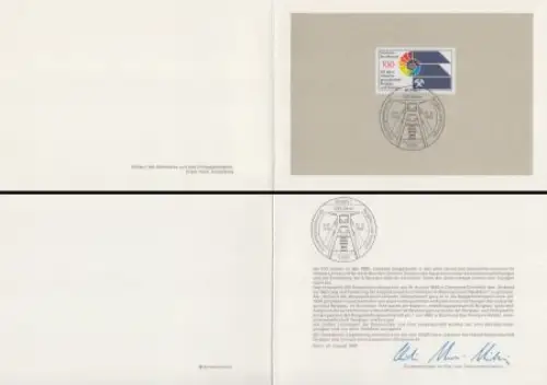 D,Bund Mi.Nr. 1436 100Jahre Industriegewerkschaft Bergbau und Energie (100)