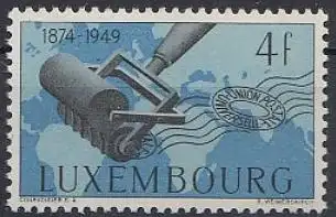 Luxemburg Mi.Nr. 462, 75 Jahre Weltpostverein (UPU) (4 Fr)