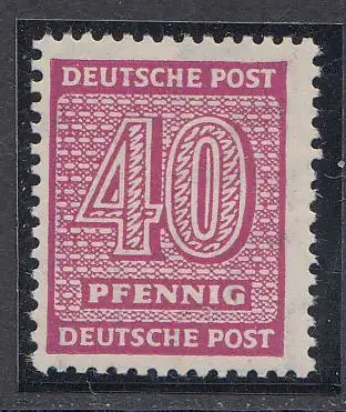 D, SBZ, Mi.Nr. 136 Xwc, postfrisch, geprüft
