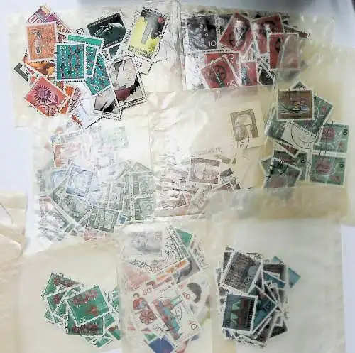 Bund Dubletten und FDC 60er- und 70er Jahre, gestempelt