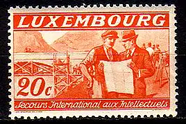 Luxemburg Mi.Nr. 269 Int. Hilfswerk für Intellektuelle, Ingenieur (20+20)