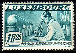 Luxemburg Mi.Nr. 274 Int. Hilfswerk für Intellektuelle, Chemiker (1,25+1,25)