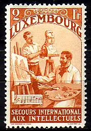 Luxemburg Mi.Nr. 276 Int. Hilfswerk für Intellektuelle, Bildhauer u. Maler (2+2)