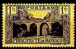 Monaco Mi.Nr. 97 Freim. Viadukt bei Kirche Ste. Dévote (1)