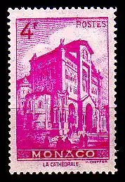 Monaco Mi.Nr. 238 Freim. Kathedrale von Monaco (4)