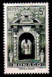 Monaco Mi.Nr. 240 Freim. Schloßeingang (5)