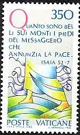 Vatikan Mi.Nr. 890 Int. Jahr des Friedens Friedensbote (350)