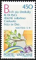 Vatikan Mi.Nr. 891 Int. Jahr des Friedens Menschen + Ölzweig (450)