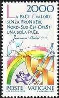 Vatikan Mi.Nr. 893 Int. Jahr des Friedens Papst + Friedenstaube (2000)