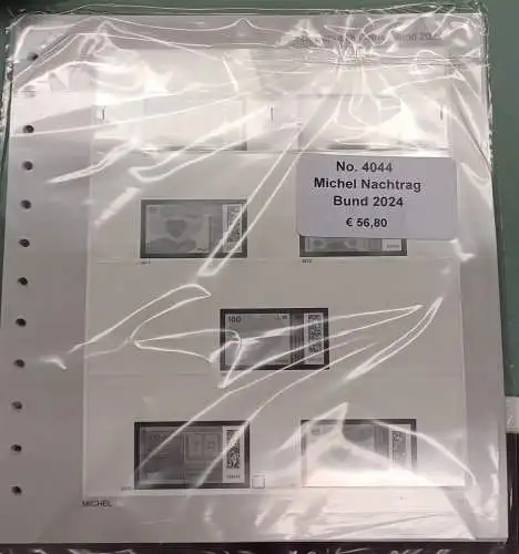MICHEL Exklusiv Vordruckblätter Bundesrepublik Deutschland 2024