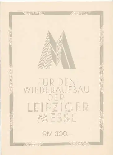 D, SBZ, Mi.Nr. Block 5 SX, Leipziger Messe Sonderblock