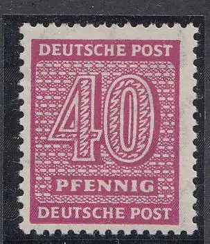 D, SBZ, Mi.Nr. 136 Xwc, postfrisch, geprüft