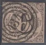 Thurn und Taxis, Mi.Nr. 9 Ziffern im Kreis