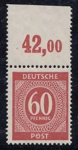 D,All.Bes.,Gem, Mi.Nr. 933c P OR dgz, Kontrollratsausgabe (60 Pf), Farbe geprüft
