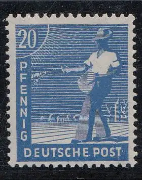 D,All.Bes.,Gem, Mi.Nr. 950c, Kontrollratsausgabe (20 Pf), Farbe geprüft