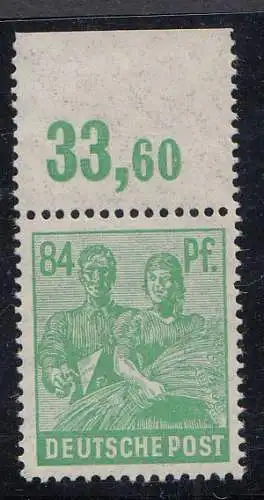 D,All.Bes.,Gem, Mi.Nr. 958b P OR dgz, Kontrollratsausgabe (84 Pf), Farbe geprüft