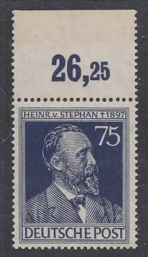 D,All.Bes.,Gem, Mi.Nr. 964b OR, Kontrollratsausgabe (75 Pf), Farbe geprüft