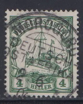 Deutsche Kolonien, Dtsch.-Ostafrika MiNr 23, Kaiseryacht "Hohenzollern", gest.