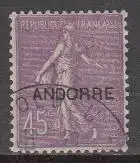 Andorra frz. Mi.Nr. 12 Freim. Franz. Marke Mi.Nr.159 m. Aufdruck ANDORRE (45)