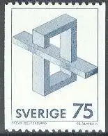 Schweden Mi.Nr. 1184 Unmögliche Figur von Oscar Reutersvärd (75Ö)