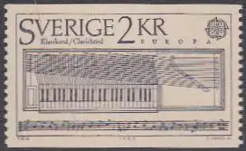 Schweden Mi.Nr. 1328A Europa 85, Jahr d.Musik, Clavichord (2)