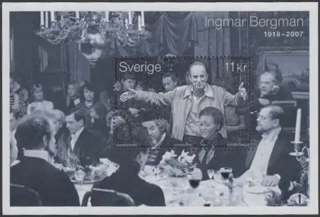 Schweden Mi.Nr. Block 27 90.Geb. Ingmar Bergmann, Fanny und Alexander