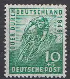 D, Bizone, Mi.Nr. 106 Radrennen Quer durch Deutschland (10+5 Pf)