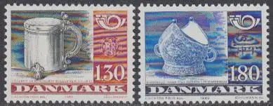 Dänemark Mi.Nr. 708-09 NORDEN, Handwerkskunst (2 Werte)
