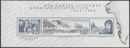 Dänemark Mi.Nr. Block 20 Dänisch literarische Grönlandexpedition