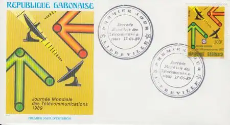 Gabun Mi.Nr. 1035 Weltfernmeldetag (300)