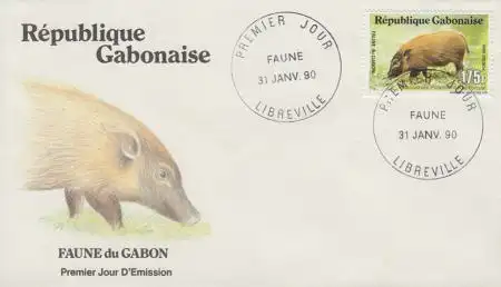 Gabun Mi.Nr. 1054 Wildtiere, Wildschwein (175)