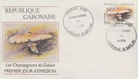 Gabun Mi.Nr. 1069 Einheimische Pilze, Termitenpilz (500)