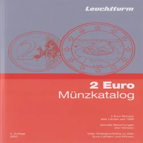 Leuchtturm 2-Euro-Katalog 2025 3. Auflage (deutsch) - sofort lieferbar
