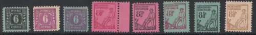 D, SBZ, Mi.Nr.8 bis 19, postfrisch,