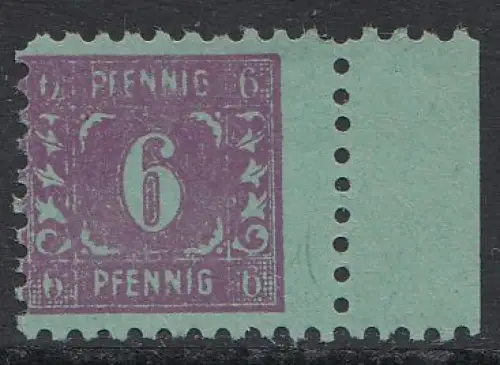 D, SBZ, Mi.Nr.10, postfrisches Randstück, 