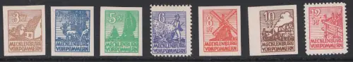 D, SBZ, Mi.Nr.29x bis 36x, postfrisch