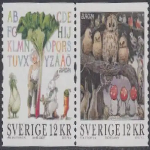 Schweden Mi.Nr. Zdr.W1067 Europa 10, Kinderbücher
