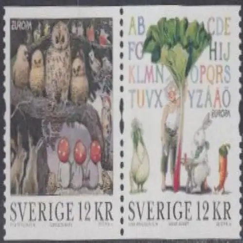Schweden Mi.Nr. Zdr.W1069 Europa 10, Kinderbücher