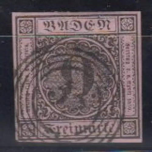 Baden, Mi.Nr. 4b