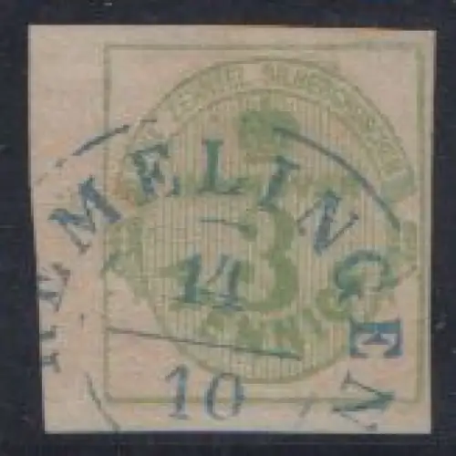Hannover, Mi.Nr. 20 Freimarke: Wertangabe und Krone im Oval -Beschreibung lesen!