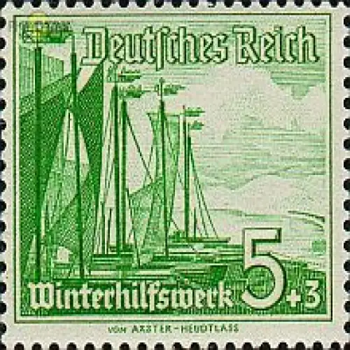 D,Dt.Reich Mi.Nr. 653 Winterhilfswerk Fischerboote (5+3)