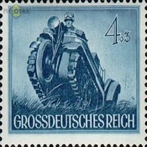 D,Dt.Reich Mi.Nr. 874y Heldengedenktag Kettenkrad (4+3)