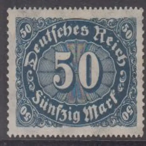 Deutsches Reich Mi.Nr. 246 Ziffern im Queroval, Wz. 2 (50)